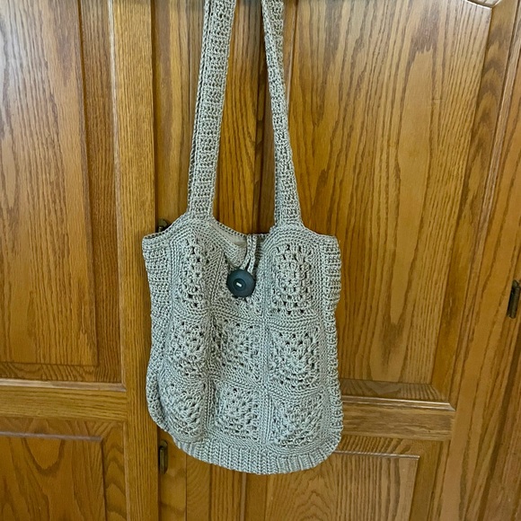 Vintage Crochet Shoulder Bag. GUC. - Picture 3 of 12